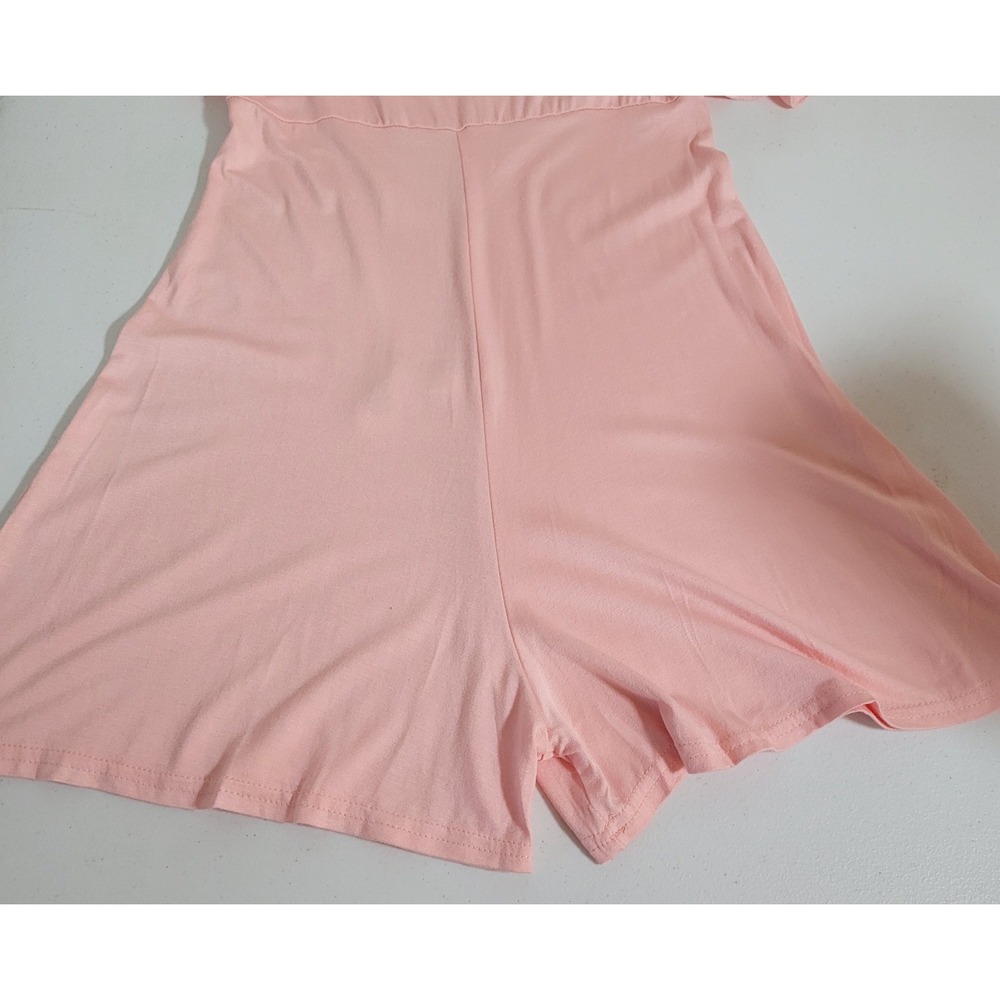 Boohoo Strappy Cami Playsuit New Womens Pink Size 6 US NWT Jumpsuit 0313‎ - Picture 4 of 12